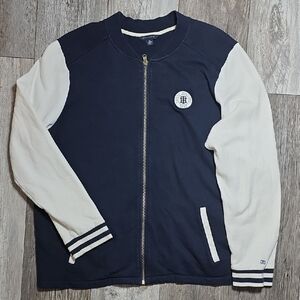 Tommy Hilfiger | Woman's Varsity Baseball Full Zip Sweater Jacket